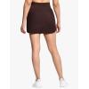 imageTHE GYM PEOPLE Womens Golf Skort Tennis High Waist Lightweight Athletic Casual Skirts Builtin Shorts with 4 PocketsBrown