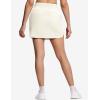 imageTHE GYM PEOPLE Womens Golf Skort Tennis High Waist Lightweight Athletic Casual Skirts Builtin Shorts with 4 PocketsCream Apricot