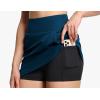 imageTHE GYM PEOPLE Womens Golf Skort Tennis High Waist Lightweight Athletic Casual Skirts Builtin Shorts with 4 PocketsDark Blue Green