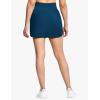 imageTHE GYM PEOPLE Womens Golf Skort Tennis High Waist Lightweight Athletic Casual Skirts Builtin Shorts with 4 PocketsDark Blue Green