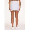 imageTHE GYM PEOPLE Womens Golf Skort Tennis High Waist Lightweight Athletic Casual Skirts Builtin Shorts with 4 PocketsWhite