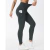 imageTHE GYM PEOPLE Womens High Waist Yoga Pants Buttery Soft Stretchy Tummy Control Workout Athletic Leggings with PocketsCharcoal Grey