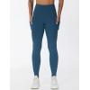imageTHE GYM PEOPLE Womens High Waist Yoga Pants Buttery Soft Stretchy Tummy Control Workout Athletic Leggings with PocketsDark Blue Green