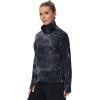 imageTHE GYM PEOPLE Womens Long Sleeve Cowl Neck Loose Fit Workout Hiking Pullover Sweatshirt With PocketsTie Dye Black Grey