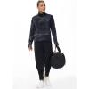 imageTHE GYM PEOPLE Womens Long Sleeve Cowl Neck Loose Fit Workout Hiking Pullover Sweatshirt With PocketsTie Dye Black Grey