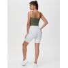 imageTHE GYM PEOPLE Womens Longline Sports Bra Removable Padded Wireless Workout Yoga Tank TopsOlive Green
