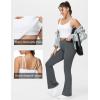 imageTHE GYM PEOPLE Womens Longline Sports Bra Removable Padded Wireless Workout Yoga Tank TopsWhite