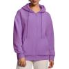 imageTHE GYM PEOPLE Womens Oversized Fleece Hoodies FullZip Workout Lounge Hooded Coats Fall Tops with Pockets DrawstringLavender Purple