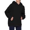 imageTHE GYM PEOPLE Womens Oversized Hoodie Loose fit Soft Fleece Pullover Hooded Sweatshirt With PocketsBlack