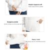 imageTHE GYM PEOPLE Womens Oversized Hoodie Loose fit Soft Fleece Pullover Hooded Sweatshirt With PocketsWhite