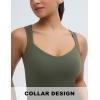 imageTHE GYM PEOPLE Womens Scoop Neck Workout Tank Tops Cute Double Layer Basic Sleeveless Slim fit Shirts