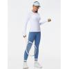 imageTHE GYM PEOPLE Womens Soft Slim Fit Workout Shirts Long Sleeves Crewneck Yoga Athletic Running Tops with Thumb HoleWhite