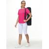 imageTHE GYM PEOPLE Womens Workout Short Sleeve Breathable TShirts Athletic Yoga Tee TopsBright Pink