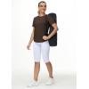 imageTHE GYM PEOPLE Womens Workout Short Sleeve Breathable TShirts Athletic Yoga Tee TopsBrown