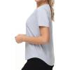 imageTHE GYM PEOPLE Womens Workout Short Sleeve Breathable TShirts Athletic Yoga Tee TopsHeather Grey