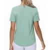imageTHE GYM PEOPLE Womens Workout Short Sleeve Breathable TShirts Athletic Yoga Tee TopsLight Green