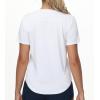 imageTHE GYM PEOPLE Womens Workout Short Sleeve Breathable TShirts Athletic Yoga Tee TopsWhite