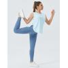 imageTHE GYM PEOPLE Womens Workout Tank Tops Loose Fit Sleeveless Cotton Running ShirtsLight Blue