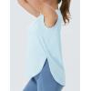 imageTHE GYM PEOPLE Womens Workout Tank Tops Loose Fit Sleeveless Cotton Running ShirtsLight Blue