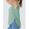 imageTHE GYM PEOPLE Womens Workout Tank Tops Loose Fit Sleeveless Cotton Running ShirtsLight Green