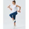 imageTHE GYM PEOPLE Womens Workout Tank Tops Loose Fit Sleeveless Cotton Running ShirtsWhite