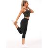 imageTHE GYM PEOPLE Womens Yoga Pants High Waist with Pocket Tummy ControlBlack