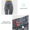 imageTHE GYM PEOPLE Womens Yoga Pants High Waist with Pocket Tummy ControlBlackWhiteGrey