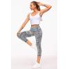 imageTHE GYM PEOPLE Womens Yoga Pants High Waist with Pocket Tummy ControlBlackWhiteGrey