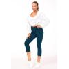 imageTHE GYM PEOPLE Womens Yoga Pants High Waist with Pocket Tummy ControlDark Blue Green
