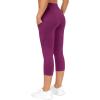 imageTHE GYM PEOPLE Womens Yoga Pants High Waist with Pocket Tummy ControlFuchsia