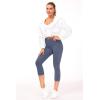 imageTHE GYM PEOPLE Womens Yoga Pants High Waist with Pocket Tummy ControlInk Blue