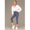 imageTHE GYM PEOPLE Womens Yoga Pants High Waist with Pocket Tummy ControlInk Blue