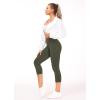 imageTHE GYM PEOPLE Womens Yoga Pants High Waist with Pocket Tummy ControlOlive Green