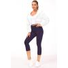 imageTHE GYM PEOPLE Womens Yoga Pants High Waist with Pocket Tummy ControlPureple