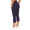 imageTHE GYM PEOPLE Womens Yoga Pants High Waist with Pocket Tummy ControlPureple