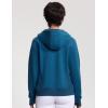 imageTHE GYM PEOPLE Womens Zip Up Hoodies Fleece Workout Jackets Sweatshirts with Pockets Thumb HoleDark Blue Green