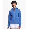 imageTHE GYM PEOPLE Womens Zip Up Hoodies Fleece Workout Jackets Sweatshirts with Pockets Thumb HoleSea Blue