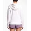 imageTHE GYM PEOPLE Womens Zip Up Hoodies Fleece Workout Jackets Sweatshirts with Pockets Thumb HoleWhite