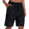 imageMens Lounge Shorts with Deep Pockets Loosefit Jersey Shorts for RunningWorkoutTraining BasketballBlackgrey Camo