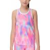 imageTHE GYM PEOPLE Girls Athletic Tank Tops Racerback Sleeveless Running Yoga Workout ShirtsColorful Pink