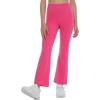 imageTHE GYM PEOPLE Girls High Waisted Flare Leggings Kids Workout Bootcut Yoga Pants with Pockets