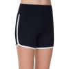 imageTHE GYM PEOPLE Girls High Waisted Workout Shorts Lightweight Athletic Dolphin Lounge Yoga ShortsBlack