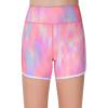 imageTHE GYM PEOPLE Girls High Waisted Workout Shorts Lightweight Athletic Dolphin Lounge Yoga ShortsColorful Pink