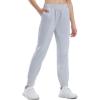 imageTHE GYM PEOPLE Girls Soft Workout Sweatpants Lightweight Casual Athletic Joggers Pants with PocketsLight Heather Grey