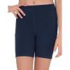 imageTHE GYM PEOPLE Girls Volleyball Shorts Kids High Waist Dance Workout Gymnastics Biker Athletic Shorts with PocketNavy Blue
