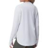 imageTHE GYM PEOPLE Womens Long Sleeve Workout Shirts Lightweight Cotton Running Yoga Tops with Thumb HoleHeather White