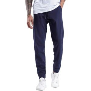 imageTHE GYM PEOPLE Mens Fleece Joggers Pants with Deep Pockets in Loosefit StyleFleece Lined Blue