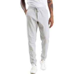 imageTHE GYM PEOPLE Mens Fleece Joggers Pants with Deep Pockets in Loosefit StyleUnlined Lightweight Basic Light Grey