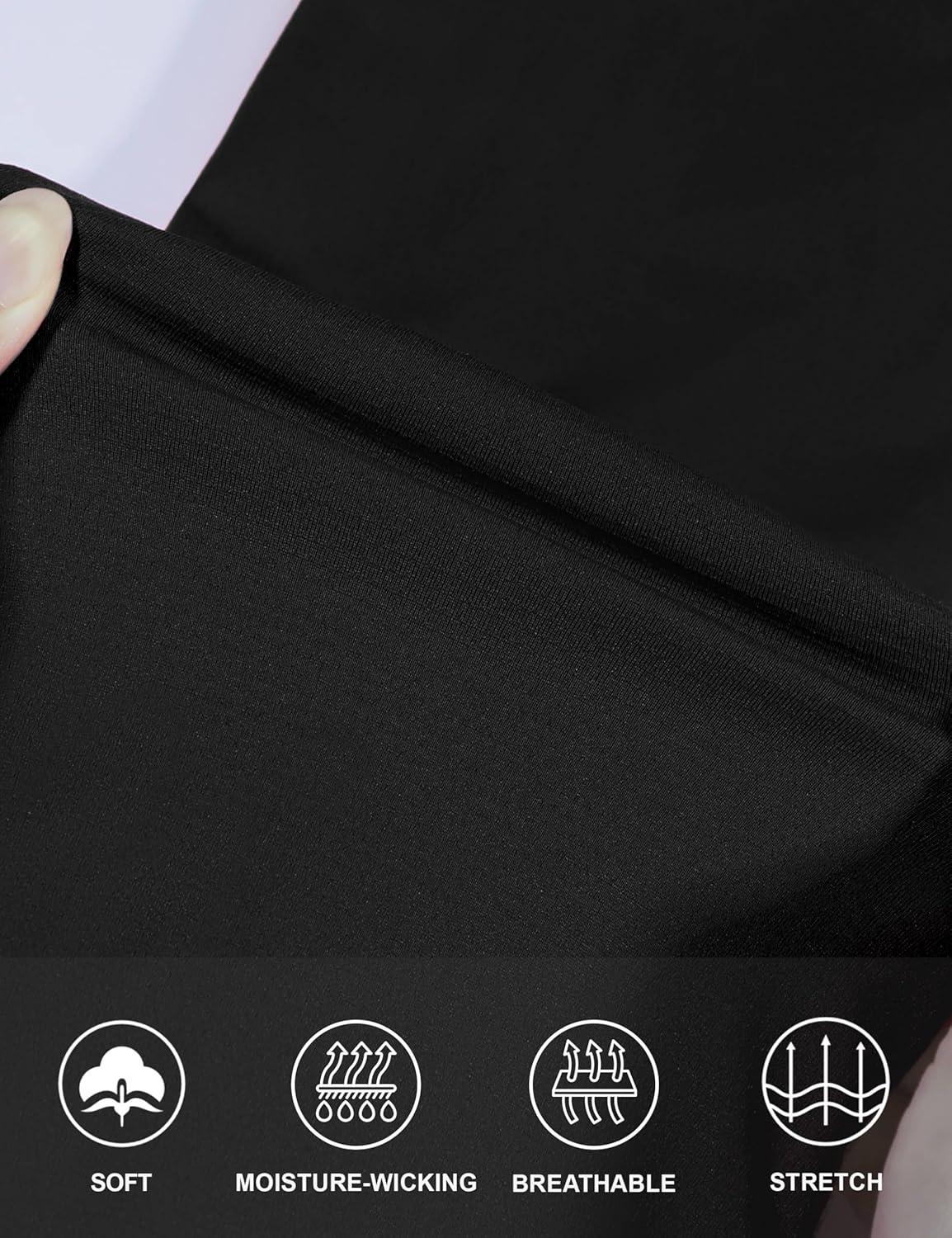 imageTHE GYM PEOPLE Womens High Waist Yoga Workout Shorts Tummy Control Fitness Athletic Running Compression ShortsBlack
