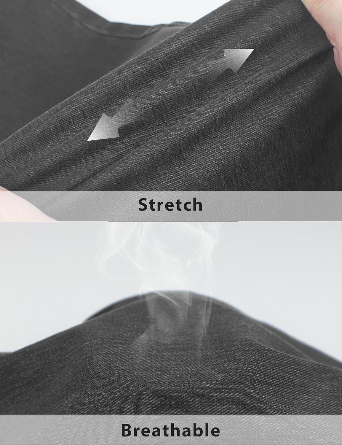 imageTHE GYM PEOPLE Womens High Waisted Jeggings Pants Stretchy Tummy Control Skinny Jean Leggings with PocketsBlack Grey